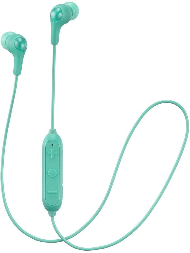 JVC HA-FX9BT Green Gumy Wireless Bluetooth In-Ear Headphones 0