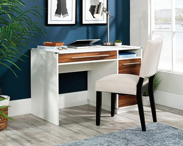 Sauder® Vista Key™ Pearl Oak™ Modern Home Computer Desk with Storage-1