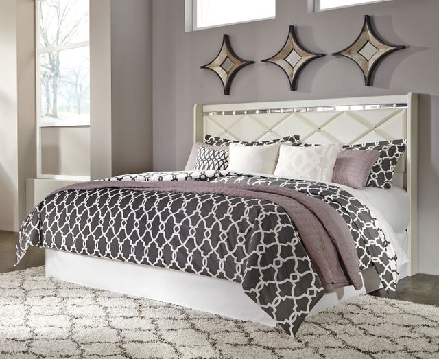 Signature Design by Ashley® Dreamur Champagne King Panel Bed 4