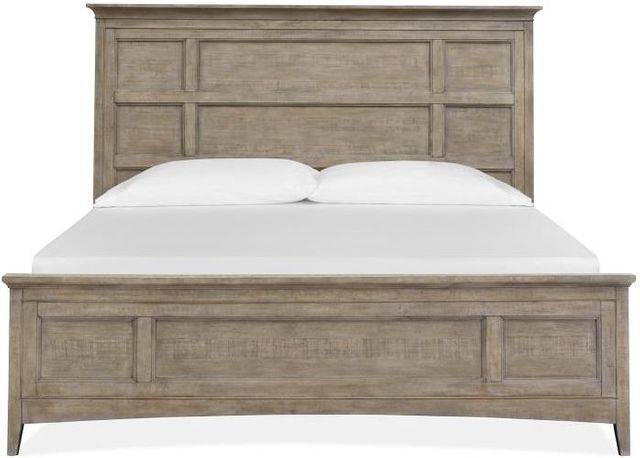 Magnussen® Home Paxton Place Dovetail Grey 3pc Queen Panel Storage Bedroom Group P09106978-1