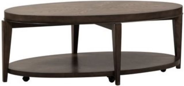 Liberty Penton 3-Piece Espresso Stone Living Room Table Set-1