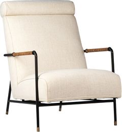 Dovetail Ortiz Occasional Black/White Chair