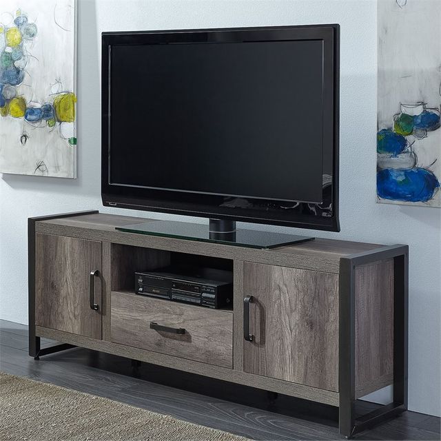 Liberty Furniture Tanners Creek Greystone Entertainment TV Stand 8