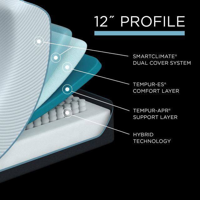TEMPUR-Pedic ProAdapt® Medium Hybrid 12" Full Mattress-2