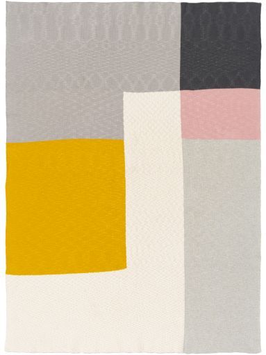 Surya Brickel Multi-Color 50" x 60" Throw Blanket 1