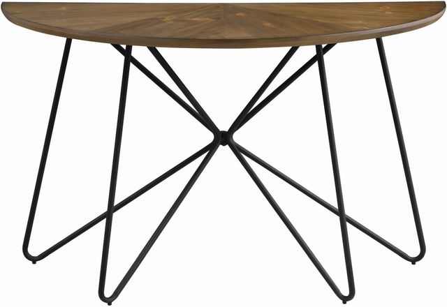 Coaster® Churchill Dark Brown Round Sofa Table-2