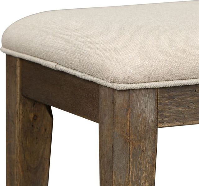 Liberty Furniture Artisan Prairie Aged Oak Upholstered Bench 5