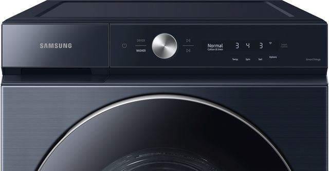 Samsung Bespoke 8900 Series 5.3 Cu. Ft. Silver Steel Front Load Washer 4