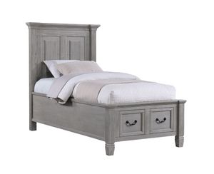 Lake Shore Cottage Twin Storage Bed