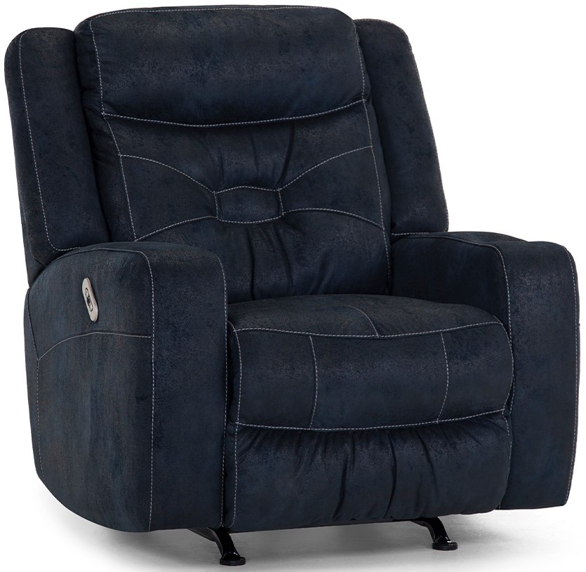 midnight blue recliner