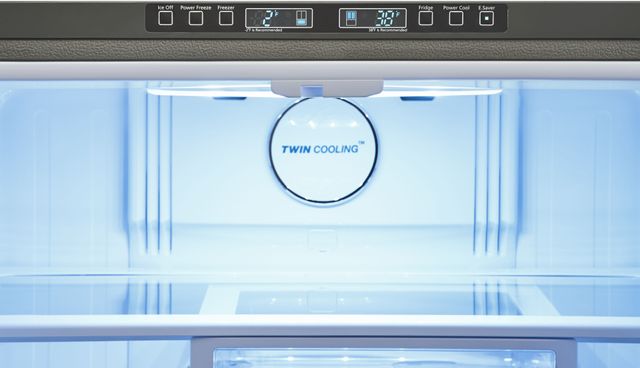 Samsung 18 Cu. Ft. Counter Depth French Door Refrigerator-Stainless Platinum 2