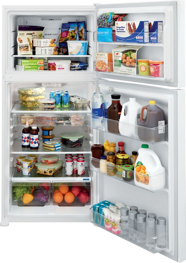 Frigidaire® 20.0 Cu. Ft. White Top Freezer Refrigerator-2