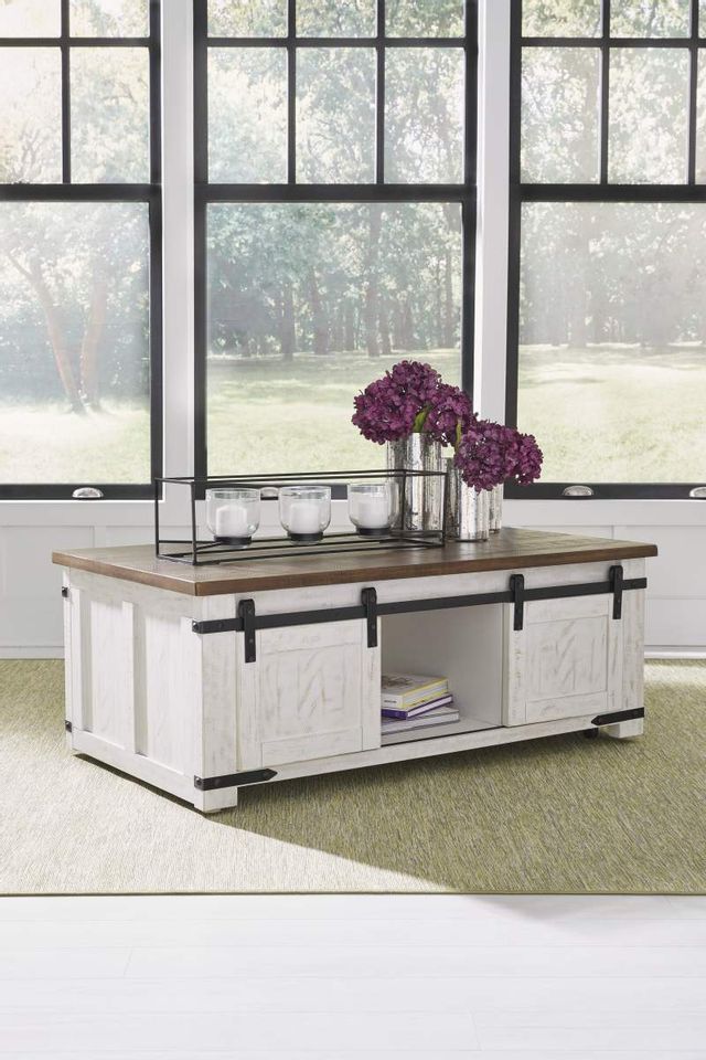 Signature Design by Ashley® Wystfield White/Brown Coffee Table 5