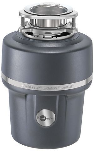 InSinkErator® Evolution Essential® XTR 0.75 HP Continuous Feed Black Enamel Gray Garbage Disposal