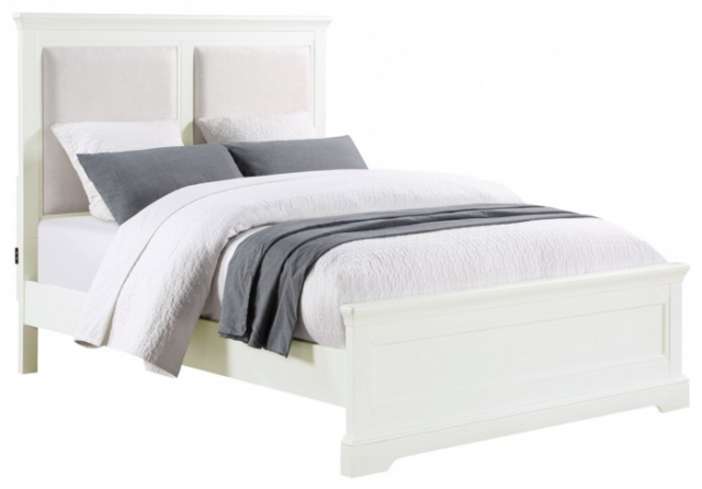 Winners Only® Tamarack White Full Upholstered Bed
