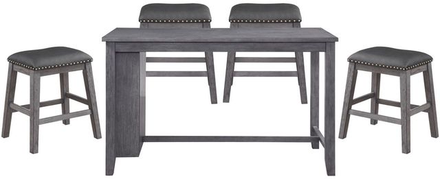 Homelegance® Timbre 5 Piece Counter Height Dining Table Set 0