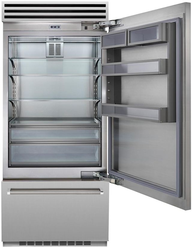 BlueStar® 22.4 Cu. Ft. Stainless Steel Bottom Freezer Refrigerator 1
