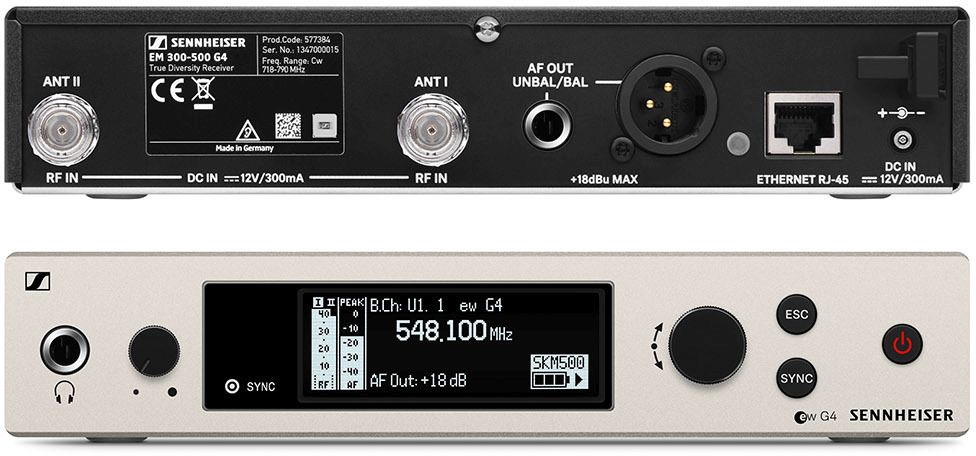 Sennheiser EM 300-500 G4-JB Half-Rack Receiver | Northern Home