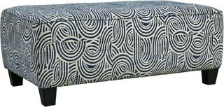 Signature Design by Ashley® Trendle Ink Oversized Accent Ottoman