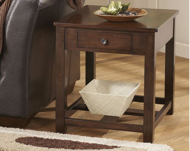 Signature Design by Ashley® Marion 2-Piece Dark Brown End Tables Set 2