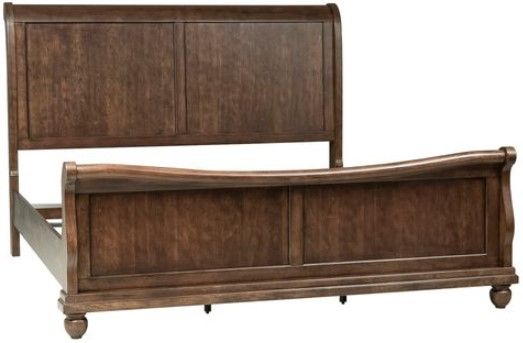 Liberty Rustic Traditions Rustic Cherry Queen Sleigh Bed 24