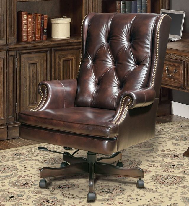 Parker House® Havana Leather Desk Chair 2