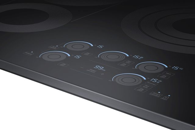 Samsung 36" Fingerprint Resistant Matte Black Stainless Steel Electric Cooktop 2