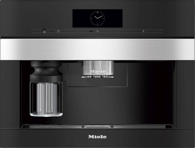 Miele 24" Clean Touch Steel Built In Coffee Maker 11