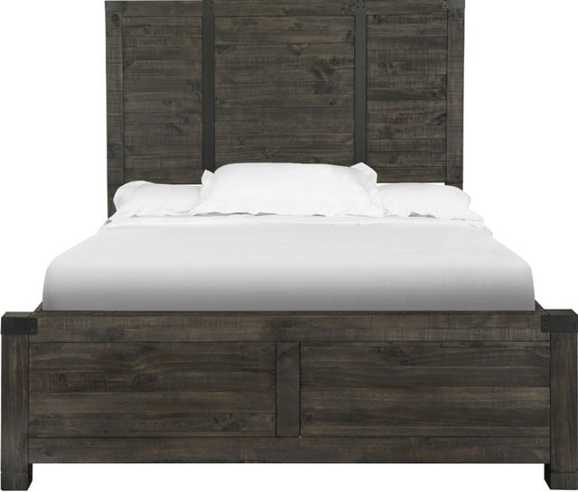 Magnussen Home® Abington Weathered Charcoal California King Panel Bed-1