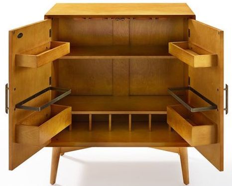 Crosley Furniture® Landon Acorn Bar Cabinet-1