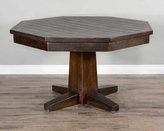 Sunny Designs Homestead Tobacco Leaf Game and Dining Table 7