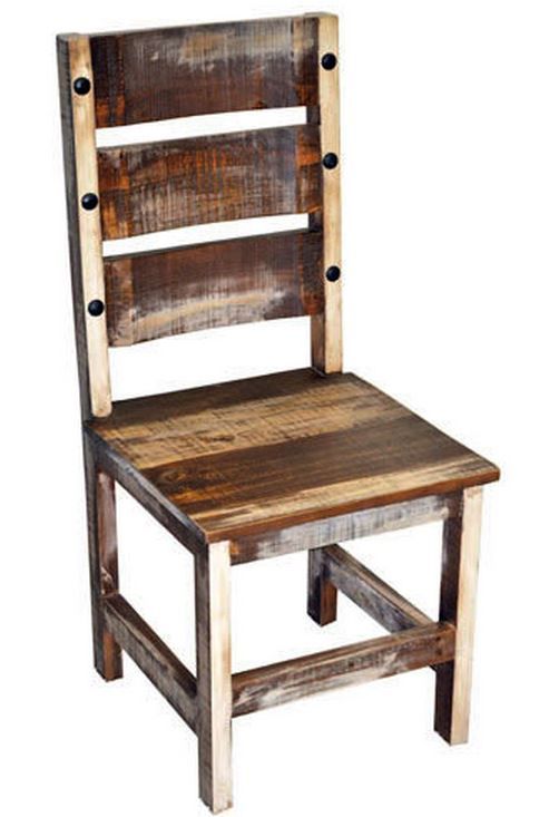 Million Dollar Rustic Barrel Dinette Side Chair