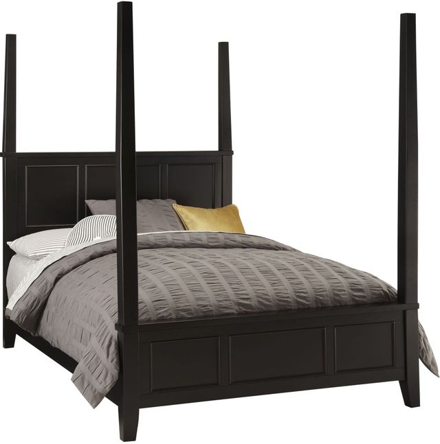 homestyles® Bedford Black King Poster Bed-0