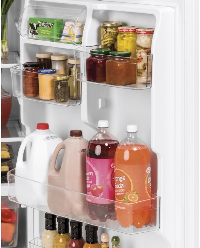 GE® 19.1 Cu. Ft. White Top Freezer Refrigerator 14