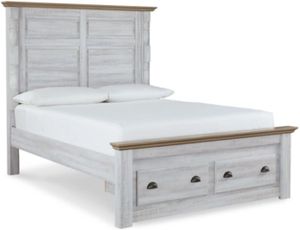 Signature Design by Ashley® Haven Bay Two-Tone Queen Storage Bed