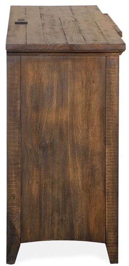 Magnussen Home® Bay Creek Toasted Nutmeg 80" Console 5