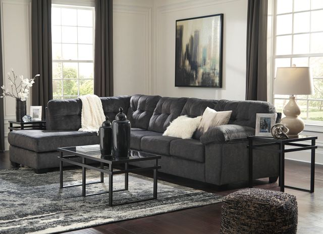 Signature Design by Ashley® Accrington Earth 2-Piece Sectional with Chaise 5