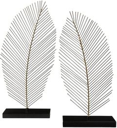 Signature Design by Ashley® Eleutheria Set of 2 Gray and Black Sculpture