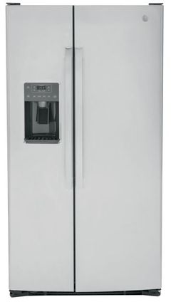 GE® 25.3 Cu. Ft. Fingerprint Resistant Stainless Steel Side by Side Refrigerator-GSS25GYPFS