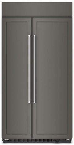 KitchenAid® 42 in. 25.5 Cu. Ft. Panel Ready Built In Counter Depth Side-by-Side Refrigerator