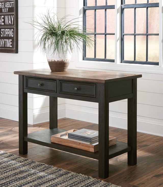 Signature Design by Ashley® Tyler Creek Grayish Brown/Black Console Table 9