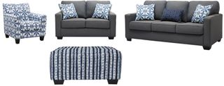 Benchcraft® Kiessel Nuvella 2-Piece Indigo Living Room Set