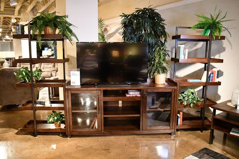 Signature Design by Ashley® Starmore Brown Extra Large TV Stand with Fireplace Option 8