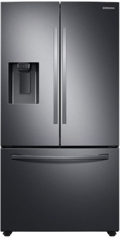 Samsung 27.0 Cu. Ft. Fingerprint Resistant Black Stainless Steel 3-Door French Door Refrigerator
