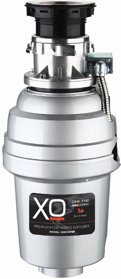 XO 1 HP Batch Feed Stainless Steel Garbage Disposer