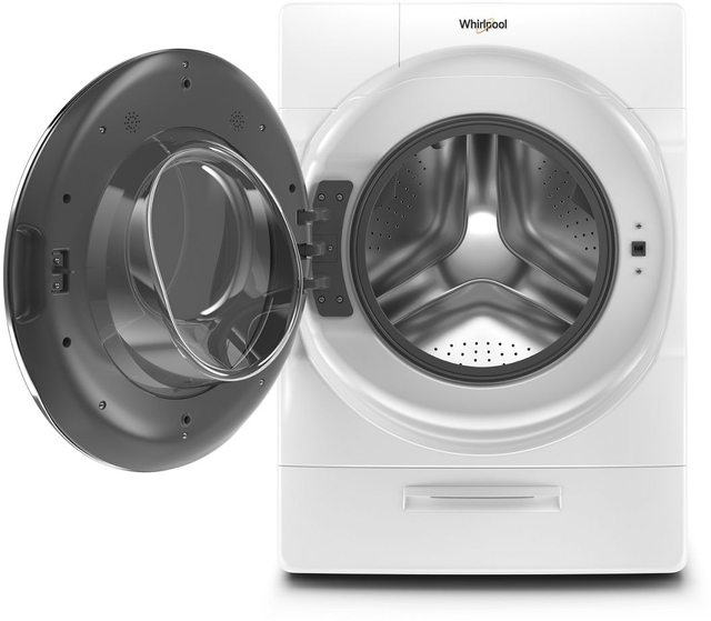Whirlpool® 5.0 Cu. Ft. Chrome Shadow Front Load Washer 1