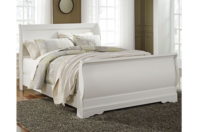 Signature Design by Ashley® Anarasia White Queen Sleigh Bed-2