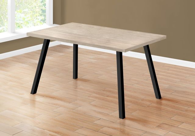 Monarch Specialties Inc. Dark Taupe Dining Table 6