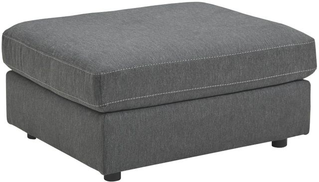 Signature Design by Ashley® Candela Charcoal Oversized Accent Ottoman 1
