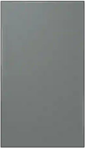 Samsung Bespoke 18" Grey Glass Refrigerator Bottom Panel